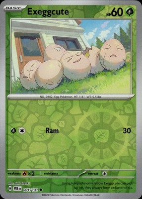 Exeggcute 001/131 SV: Prismatic Evolutions Ungraded