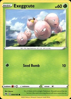 Exeggcute 004/185 Vivid Voltage Ungraded