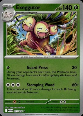 Exeggutor 005/132 Mega Evolution Ungraded