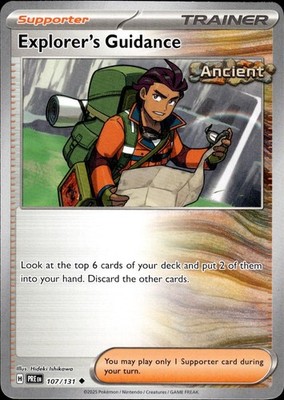 Explorer's Guidance 107/131 Prismatic Evolutions Ungraded