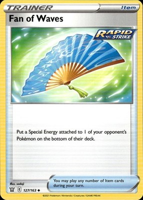 Fan of Waves 127/163 Battle Styles Ungraded