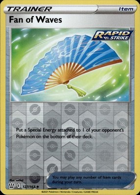 Fan of Waves 127/163 Battle Styles Ungraded