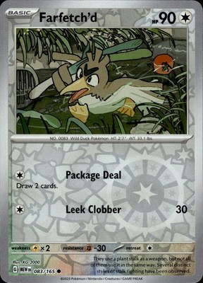 Farfetch'd 083/165 151 Ungraded
