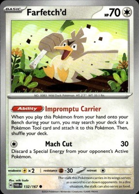 Farfetch'd 132/167 Twilight Masquerade Ungraded