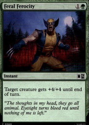 Feral Ferocity 560 Commander: Marvel Super Heroes Ungraded