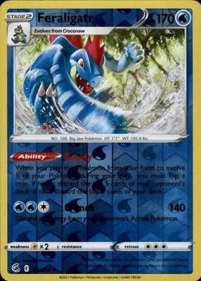 Feraligatr 057/264 Fusion Strike Ungraded