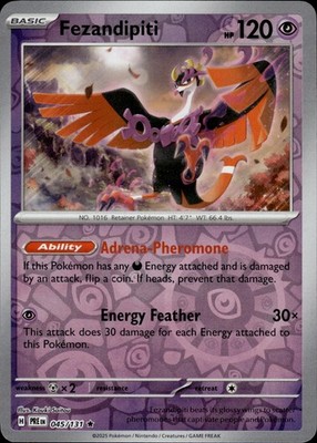 Fezandipiti 045/131 SV: Prismatic Evolutions Ungraded