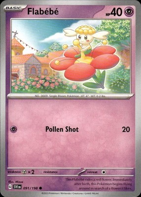 Flabebe 091/198 Scarlet & Violet Ungraded