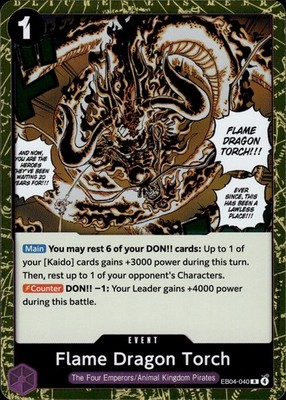 Flame Dragon Torch EB04-040 The Azure Sea's Seven Ungraded