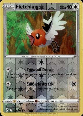 Fletchinder 139/203 Evolving Skies Ungraded