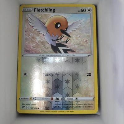 Fletchling 151/189 Darkness Ablaze Ungraded