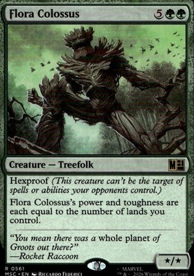 Flora Colossus 561 Commander: Marvel Super Heroes Ungraded