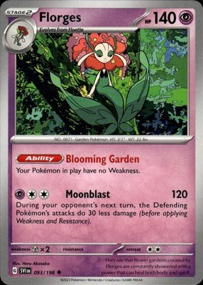 Florges 093/198 Scarlet & Violet Ungraded