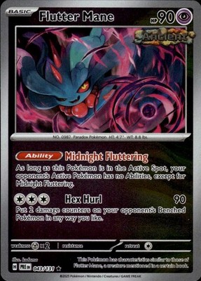 Flutter Mane 043/131 Prismatic Evolutions Ungraded