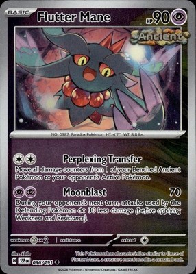 Flutter Mane 096/191 Surging Sparks Ungraded
