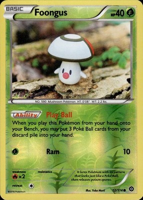 Foongus 12/114 Steam Siege Ungraded