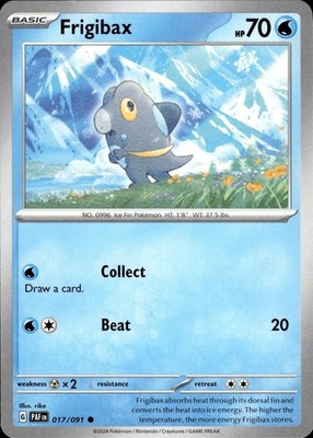 Frigibax 017/091 Paldean Fates Ungraded