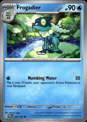 Frogadier 057/167 Twilight Masquerade Ungraded