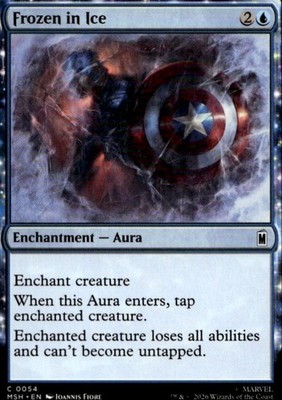 Frozen in Ice 54 Marvel Super Heroes Ungraded