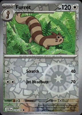Furret 119/159 Journey Together Ungraded