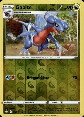 Gabite 108/172 Brilliant Stars Ungraded