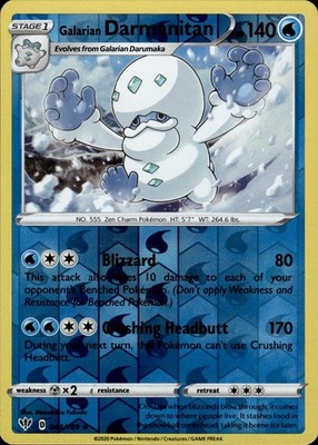 Galarian Darmanitan 044/189 Darkness Ablaze Ungraded