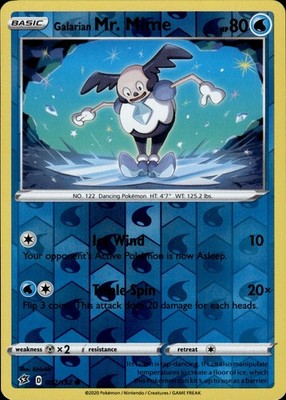 Galarian Mr. Mime 037/192 Rebel Clash Ungraded