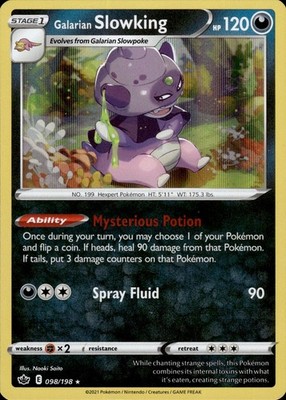 Galarian Slowking 098/198 Chilling Reign Ungraded