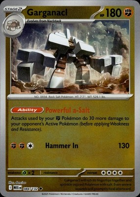 Garganacl 084/132 Mega Evolution Ungraded