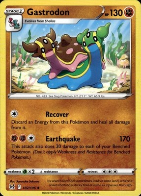 Gastrodon 102/196 Lost Origin Ungraded