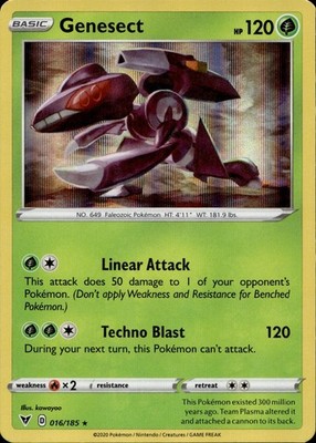 Genesect 016/185 Vivid Voltage Ungraded