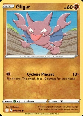 Gligar 095/196 Lost Origin Ungraded