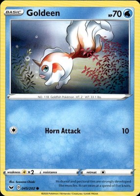 Goldeen 045/202 Sword & Shield Ungraded