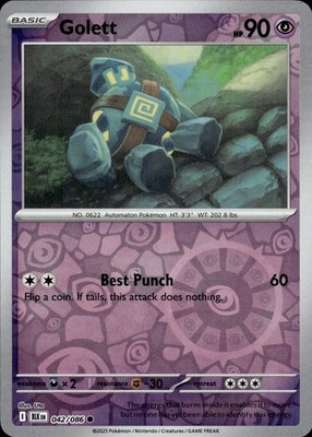 Golett 042/086 Black Bolt Ungraded