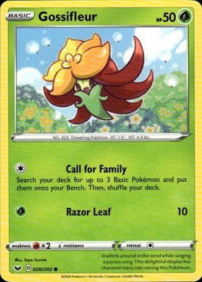 Gossifleur 020/202 Sword & Shield Ungraded