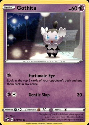 Gothita 073/189 Darkness Ablaze Ungraded