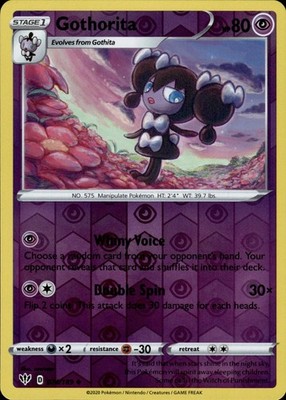 Gothorita 074/189 Darkness Ablaze Ungraded