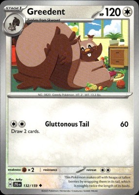 Greedent 132/159 Journey Together Ungraded