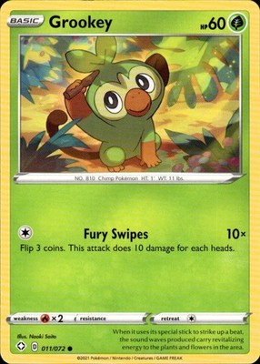 Grookey 011/072 Shining Fates Ungraded