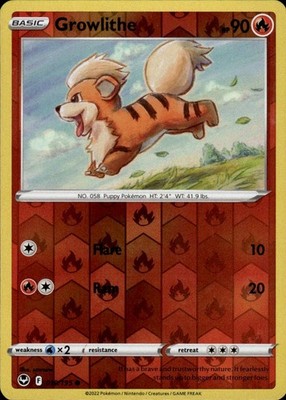 Growlithe 019/195 Silver Tempest Ungraded