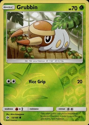 Grubbin 13/149 SM Base Set Ungraded