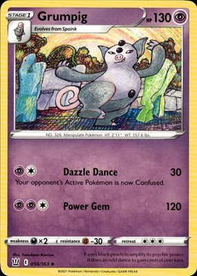 Grumpig 056/163 Battle Styles Ungraded