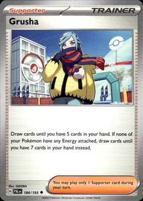 Grusha 184/193 Paldea Evolved Ungraded