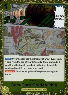 Gum-Gum Golden Rifle OP15-116 Adventure on Kami's Island Ungraded
