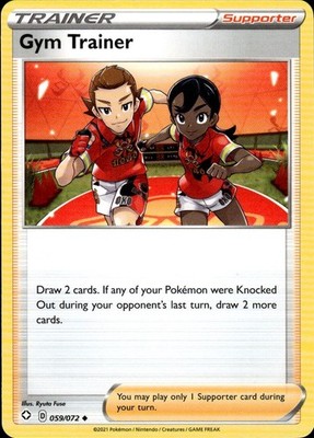 Gym Trainer 059/072 Shining Fates Ungraded