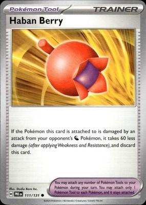 Haban Berry 111/131 Prismatic Evolutions Ungraded