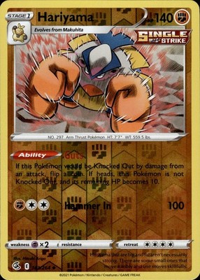 Hariyama 143/264 Fusion Strike Ungraded
