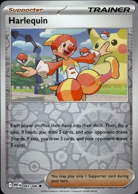 Harlequin 083/086 White Flare Ungraded