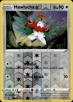 Hawlucha 148/192 Rebel Clash Ungraded