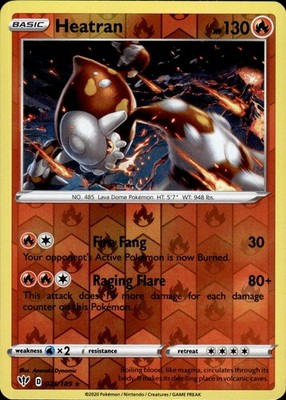 Heatran 025/189 Darkness Ablaze Ungraded